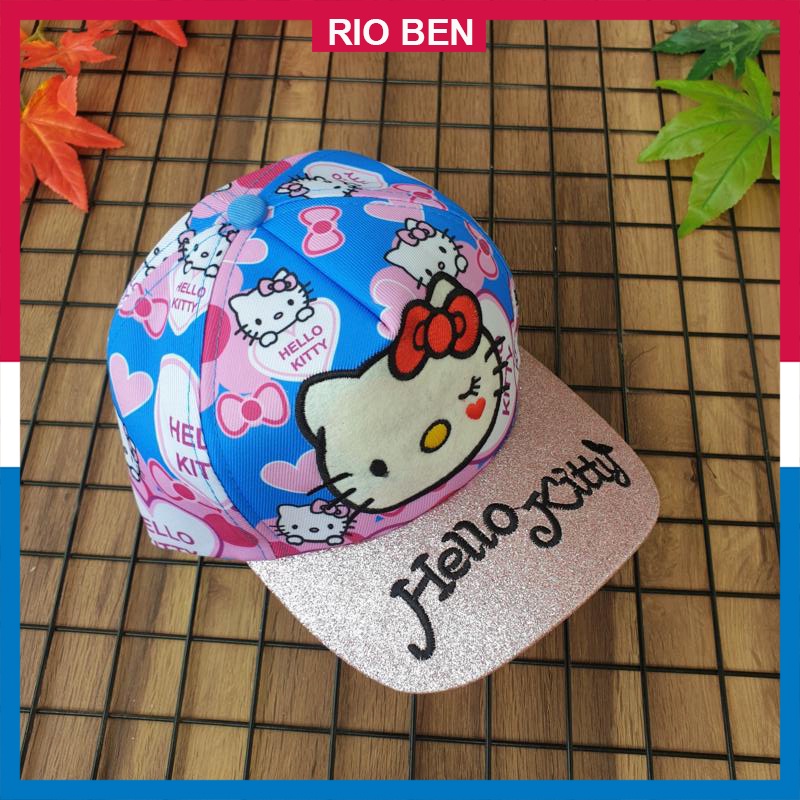 Nón bé gái in 3d hình Hello Kitty, bé từ 3-10 tuổi RBN092