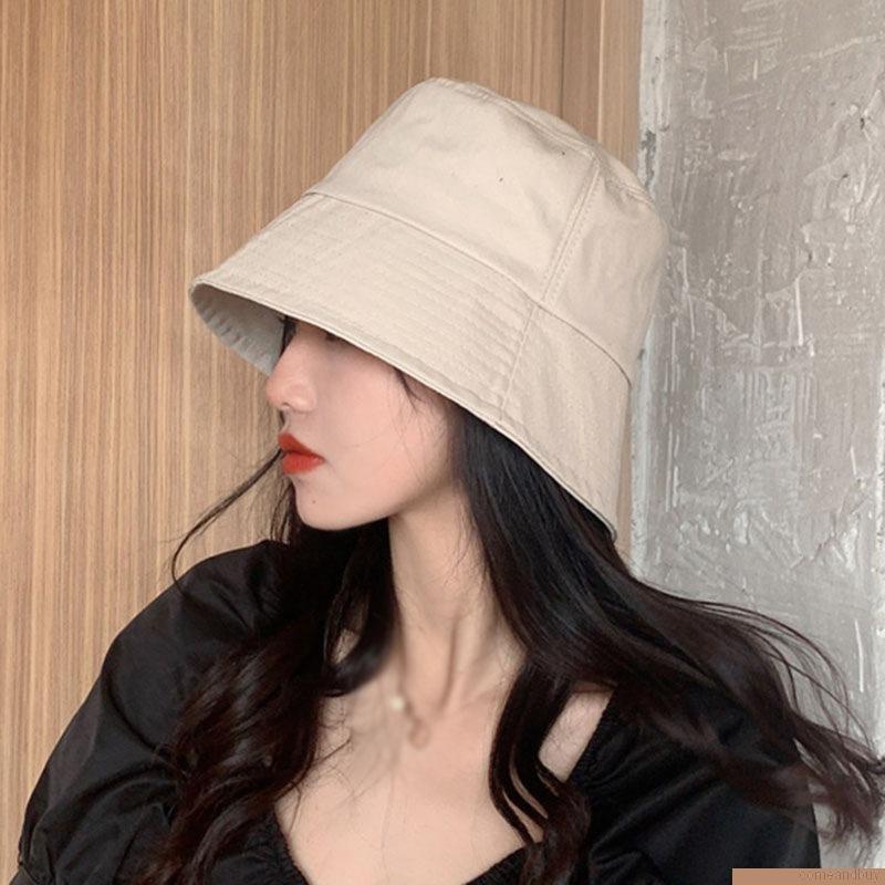 Mũ vành rộng màu trơn phong cách nhật bản cổ điển thời trang cho nam nữ