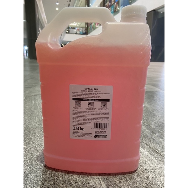 [HOT]GIFT Lau Sàn khử mùi thiên nhiên Bột Quế &amp; Chiết Xuất Yuzu 3Kg8 cho Sàn/ Nền gạch/đá/gỗ luôn sáng bóng chống trơn