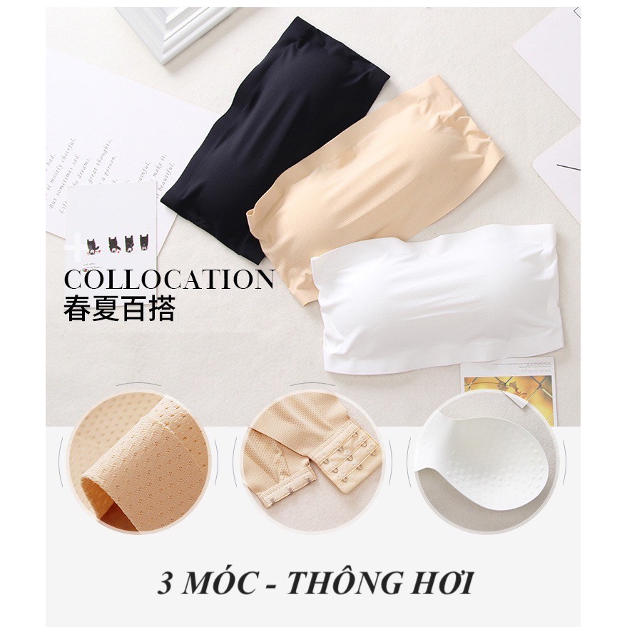 COMBO 3 áo quây ngực chống tụt❣️❣️FREESHIP❣️❣️lót su đúc non ôm chặt-FREESIZE-không dây mềm mịn QS18 | BigBuy360 - bigbuy360.vn