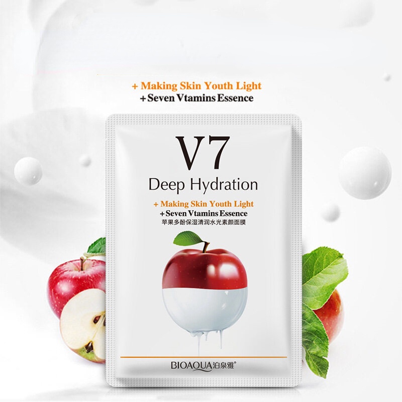 Mặt nạ lụa rong biển công thức làm trắng nuôi dưỡng làn da nhiều mẫu tùy chọn