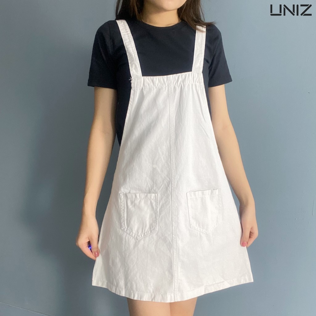 Váy yếm bò 2 váy bò ngắn UNIZ | BigBuy360 - bigbuy360.vn