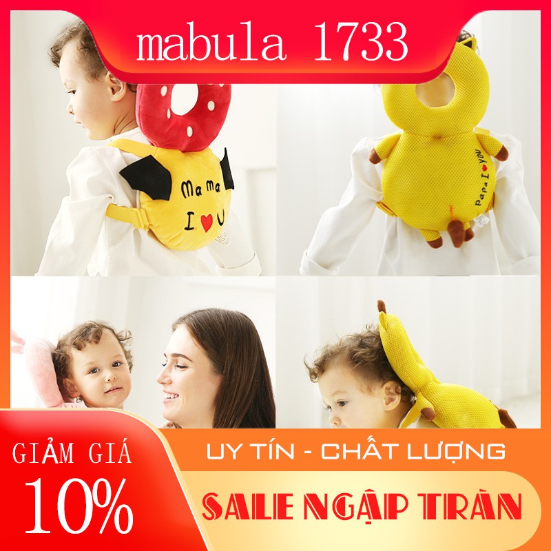 Gối giữ và bảo vệ đầu, cổ, lưng chống va đập cho bé tập ngồi tập đi Babychun