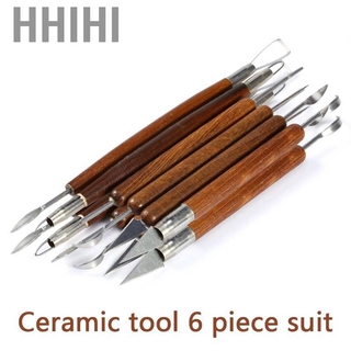 Hhihi 6x Khắc Đất Sét Điêu Khắc Khắc Dụng Cụ Gốm Polymer Mô Hình DIY Điêu Khắc