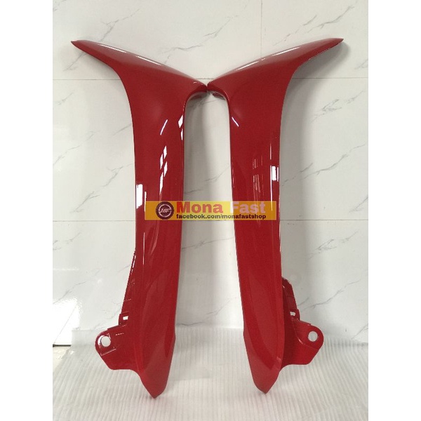 Cặp cánh bửng ngoài xe Wave nhỏ mà đỏ tươi loại tốt gắn xe TQ