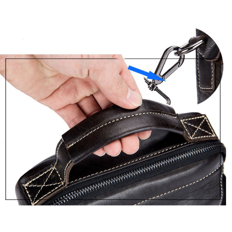 Túi đeo chéo da bò phong cách thể thao khỏe khoắn - TDC02 | BigBuy360 - bigbuy360.vn