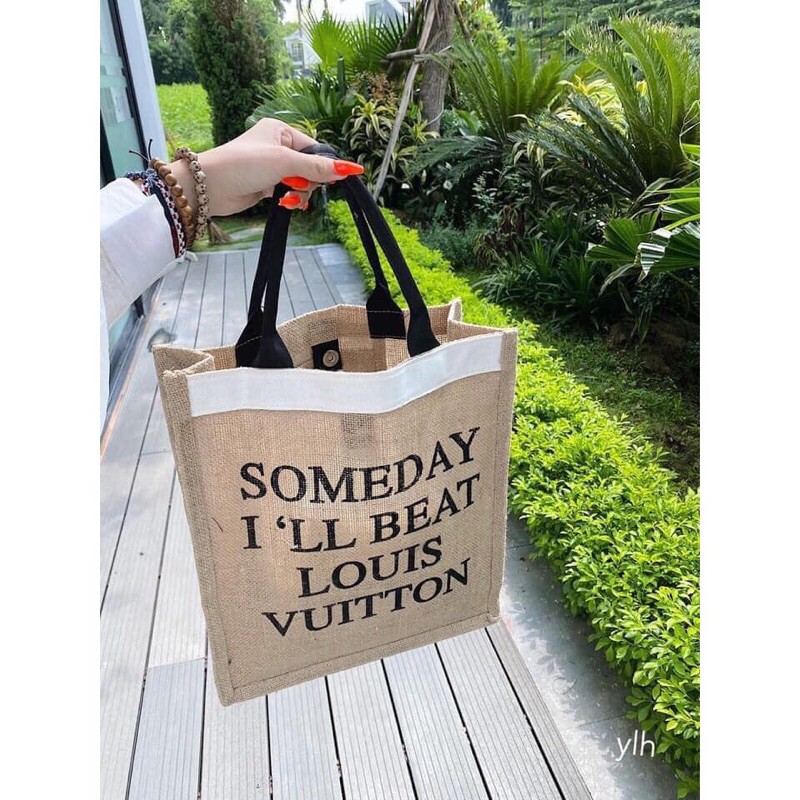 Túi cói chữ SOMEDAY hot nhất 2021