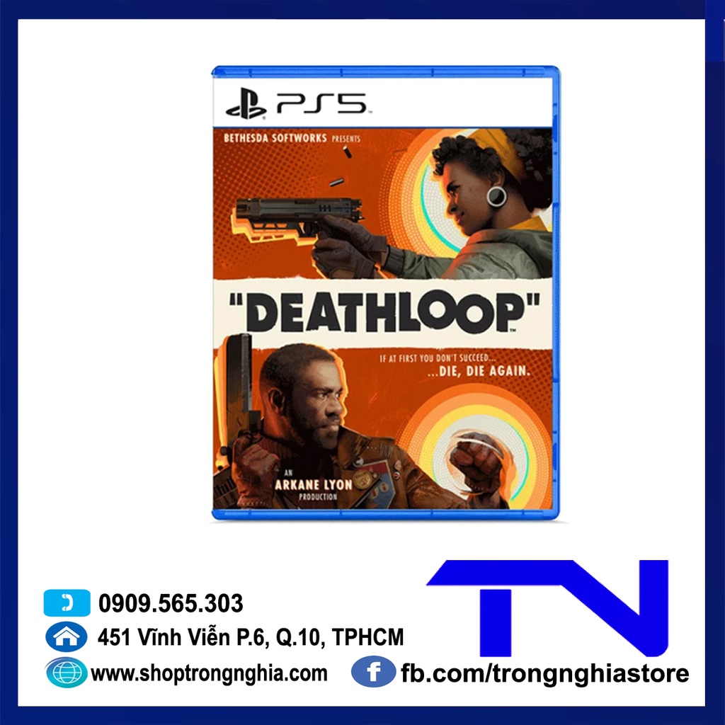 [Mã ELHAMS5 giảm 6% đơn 300K] Đĩa game PS5 – Deathloop HỆ ASIA