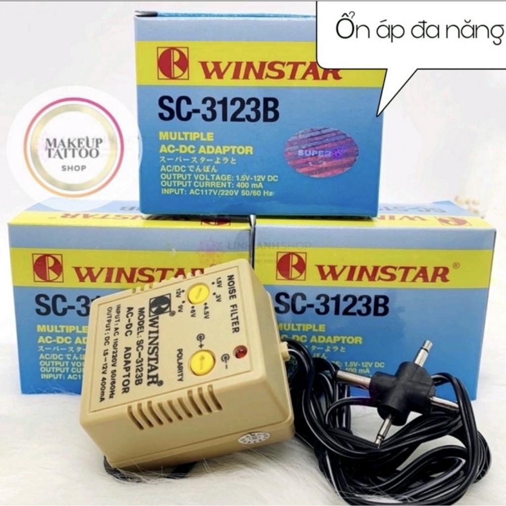 Xạc máy xăm 4 chân cắm , cục nguồn máy xăm 3123B CÓ 4 CHÂN CẮM RẤT ĐA NĂNG