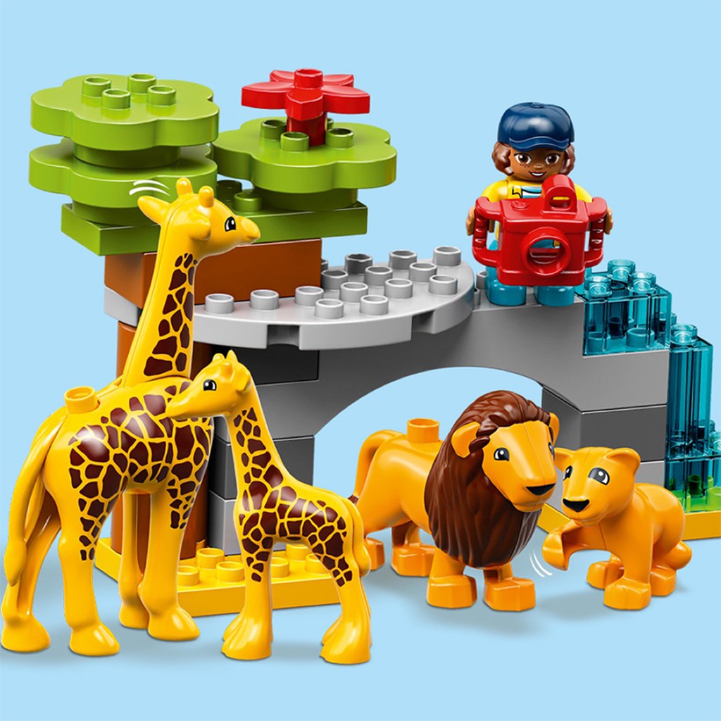 LEGO DUPLO 10907 Thế Giới Động Vật Hoang Giã ( 121 Chi tiết)