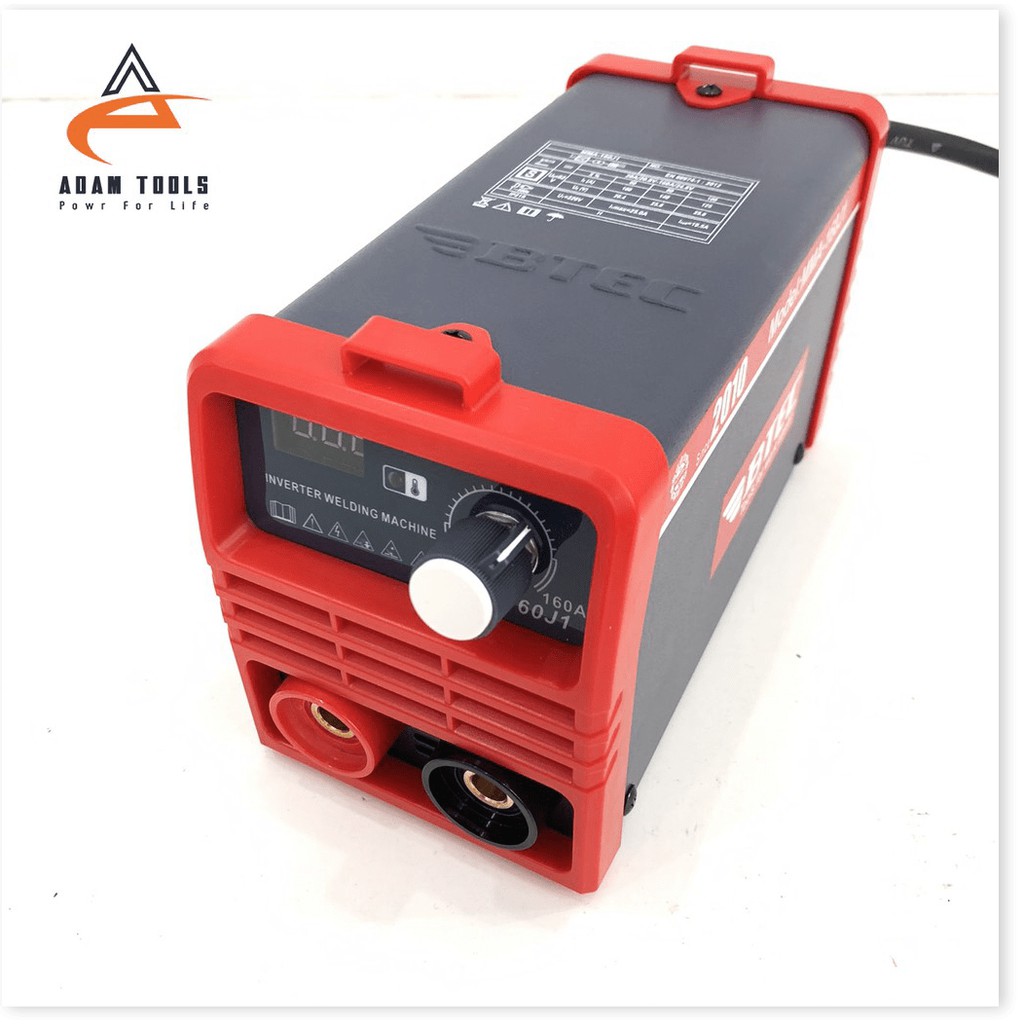 Máy Hàn mini inverter BTEC MMA-160J1 2 tụ 470 kéo que 2.5ly liên tục máy vẫn mát bảo hành 12 tháng trên toàn quốc