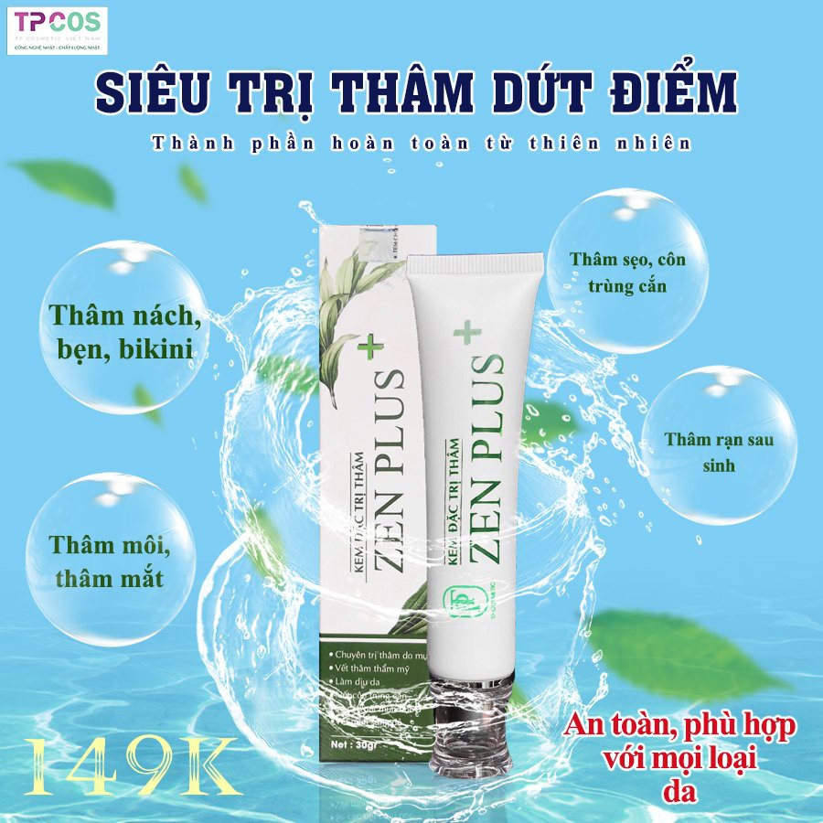 [Chính Hãng] Kem Ngừa Nám Zen Plus+ tặng 4 nạ ngủ xịn