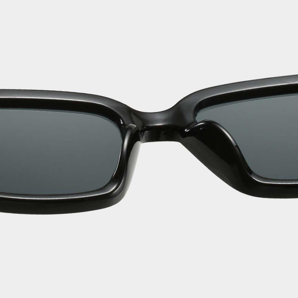 Kính Mát Hình Chữ Nhật Trong Suốt Chống Tia UV400 Chống Phản Quang Phong Cách Âu Mỹ