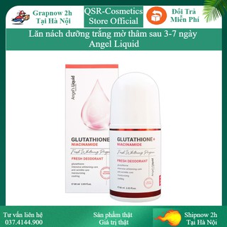 Lăn Khử Mùi Mờ Thâm 7day Angel's Liquid Glutathione Fresh-Up Whitening Magic Deo Stick 60ml