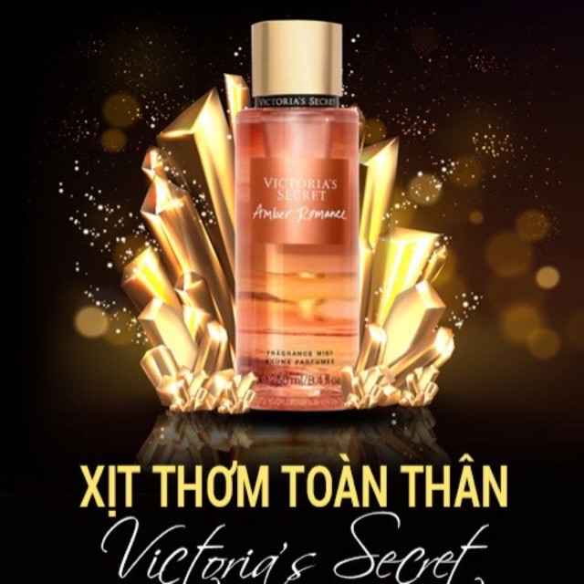 Xịt thơm amber romance hàng chính hãng mỹ