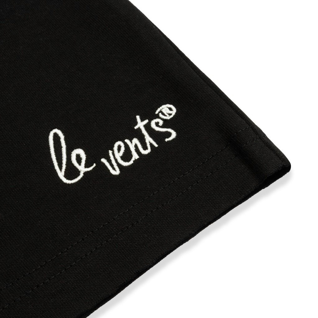 Quần Short thun Levents nam nữ chữ thêu full tag Thời trang Unisex HCM QU06