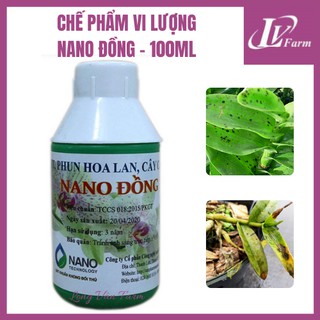 Chế Phẩm Vi Lượng NANO ĐỒNG - 100ml - Dung Dịch Phun Xịt Diệt Vi khuẩn, Nấm Mốc Cho Hoa Lan, Cây Cảnh