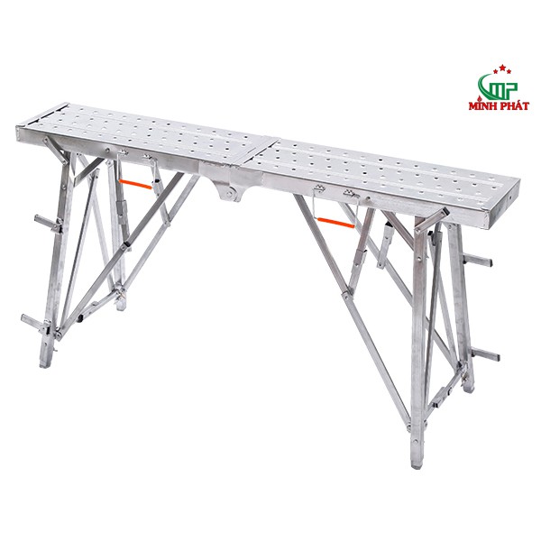 Giàn giáo gấp gọn thông minh di động - chiều cao có thể thay đổi theo ý muốn dài 200cm