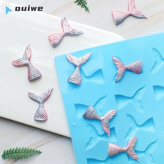 Khuôn Silicone Làm Bánh Hình Đuôi Tiên Cá Độc Đáo