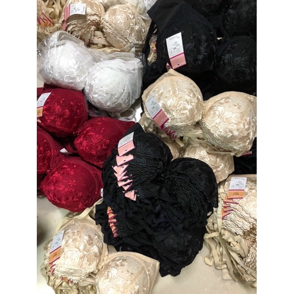 Áo ngực Lovely ren thêu nổi mút mỏng xuất Nhật đẹp từ bên trong anh video thật ạ