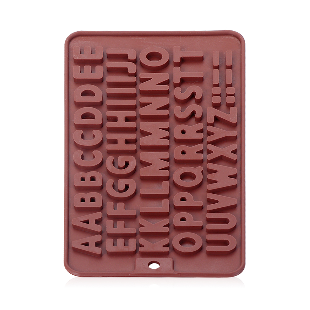 Khuôn Silicone Làm Bánh/Sô Cô La/Kẹo Mềm/Sô Cô La Hình Chữ Cái