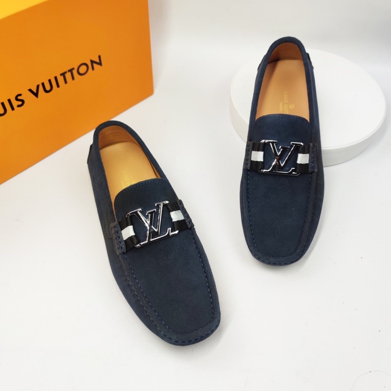 Sỉ/lẻ Giày lười nam LV da bò xịn 100% cao cấp Full box