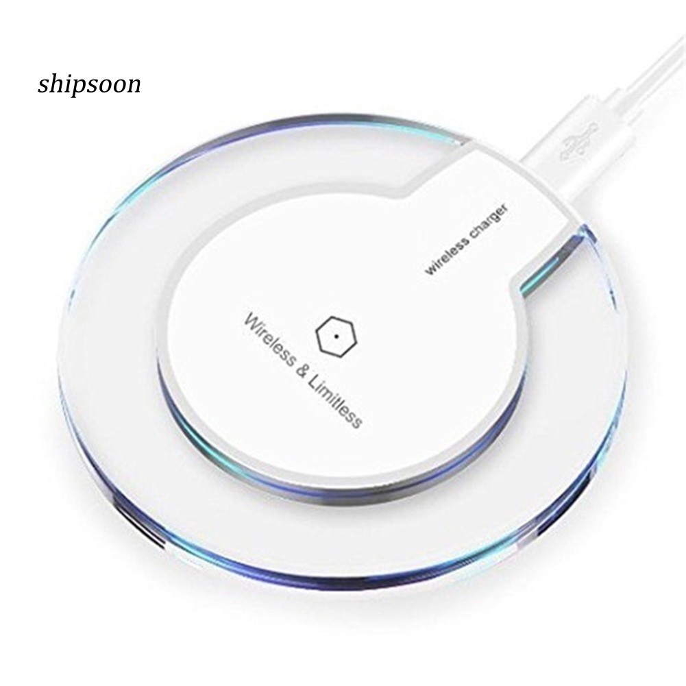 Đế sạc không dây Qi siêu mỏng thích hợp cho iPhone X Samsung Galaxy