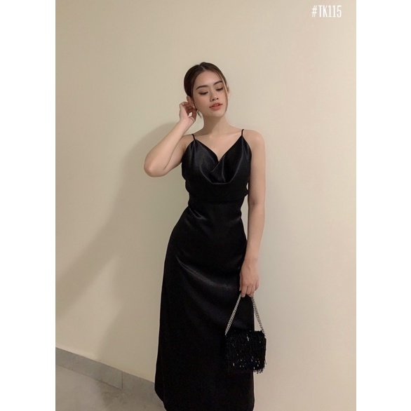 Đầm hai dây 🌺Đầm hai dây cổ đổ 🌺FREESHIP | BigBuy360 - bigbuy360.vn