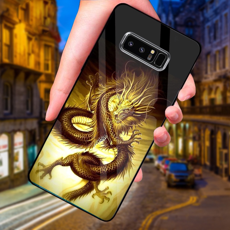 Ốp Samsung Galaxy NOTE 8 Mặt kính cường cao cấp, sang trọng, thiết kế độc quyền