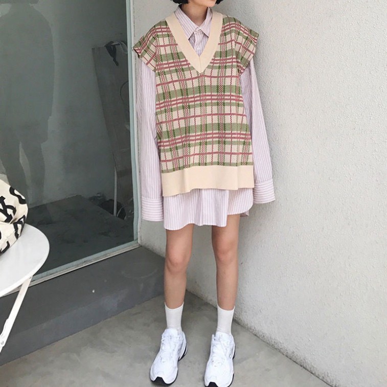 Áo Gile Nữ  FreeSize, Gile Len Nữ ELISA Họa Tiết Dễ Thương Phong Cách Thời Trang Trẻ Trung | BigBuy360 - bigbuy360.vn