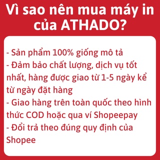Máy in nhiệt Q300 in đơn hàng, tem mã vạch, hóa đơn, dùng giấy in nhiệt tự dính, BH 12th, tặng kèm 250 tờ giấy in 76*130