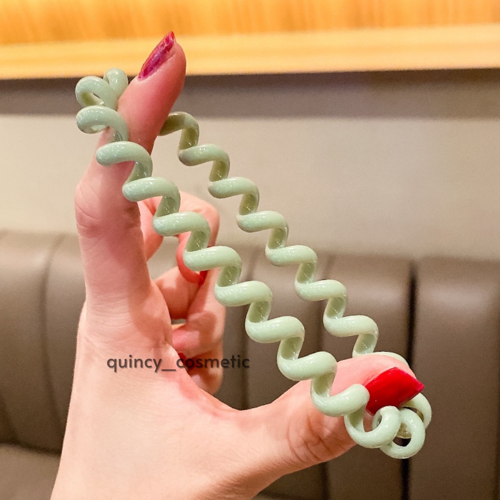 Dây Cột Tóc Lò Xo Nhiều Màu Phong Cách Hàn Quốc Dễ Thương Cho Nữ - QUINCY COSMETIC