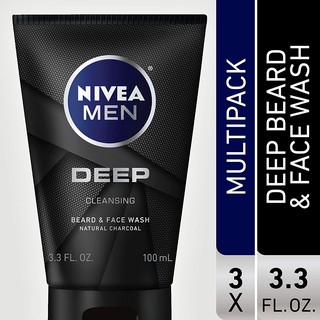 Sửa rửa mặt dành cho râu - NIVEA Men DEEP Cleansing Beard