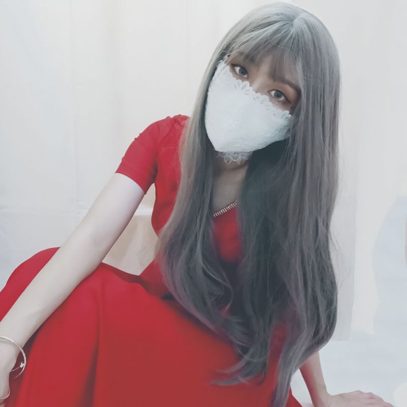 khẩu trang ren đính hạt - phụ kiện cosplay (sẵn) | BigBuy360 - bigbuy360.vn