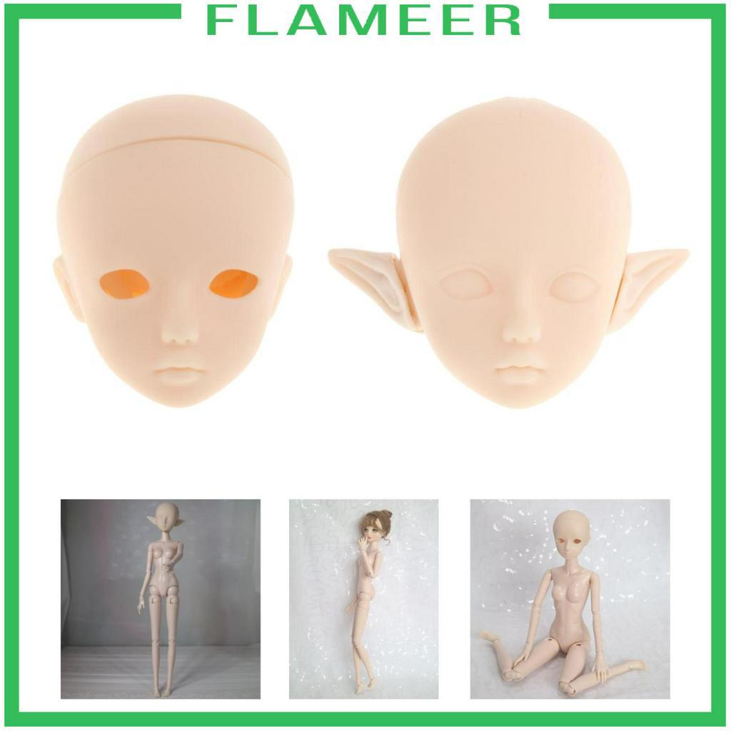 Đầu Búp Bê Bằng Nhựa Tỉ Lệ 1: 6 Chất Lượng Cao