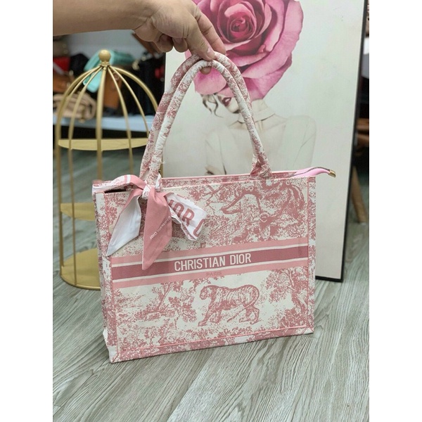 Túi công sở size 36cm đior kèm khăn +ảnh thật
