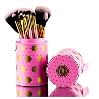 Bộ cọ 11 cây Pink A Dot - BH cosmetics