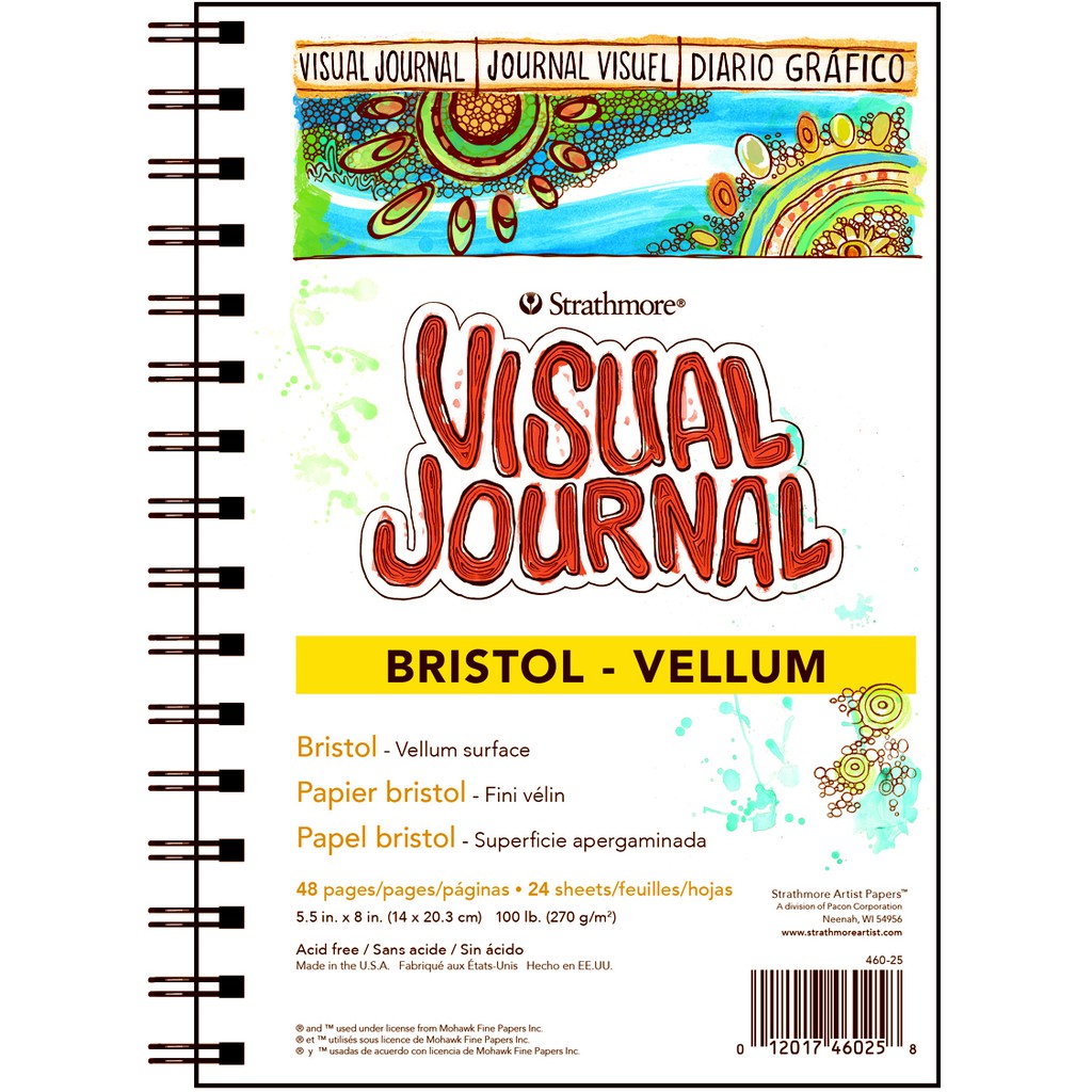 Sổ vẽ sketchbook Strathmore Visual Journal - Giấy Bristol - Khổ A5