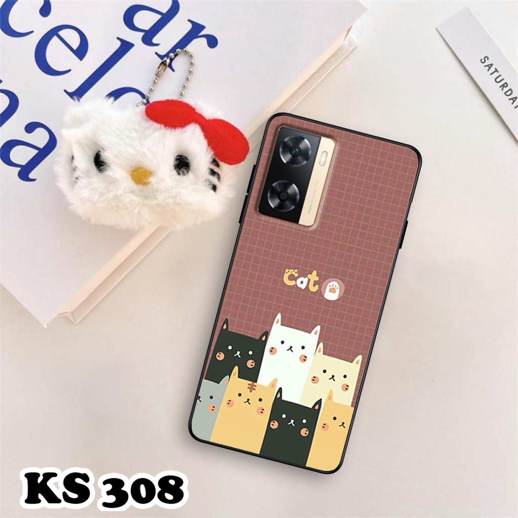 Ốp lưng Oppo A77 - Oppo A77 5G - Ốp in hình LoveCat - Chất liệu TPU siêu bền