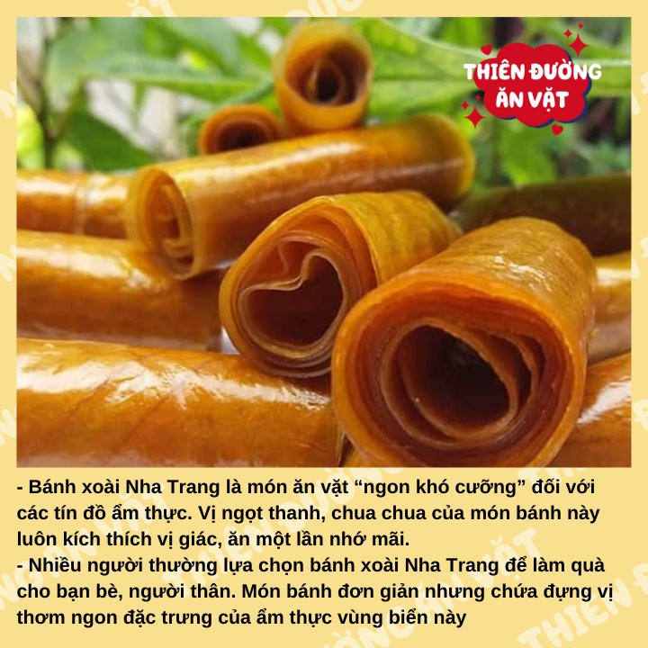 Bánh Xoài Nha Trang 500g Thiên Đường Ăn Vặt Bánh Xoài Dẻo Loại 1 Chuẩn Vsattp Đồ Ăn Vặt Đặc Sản Nha Trang