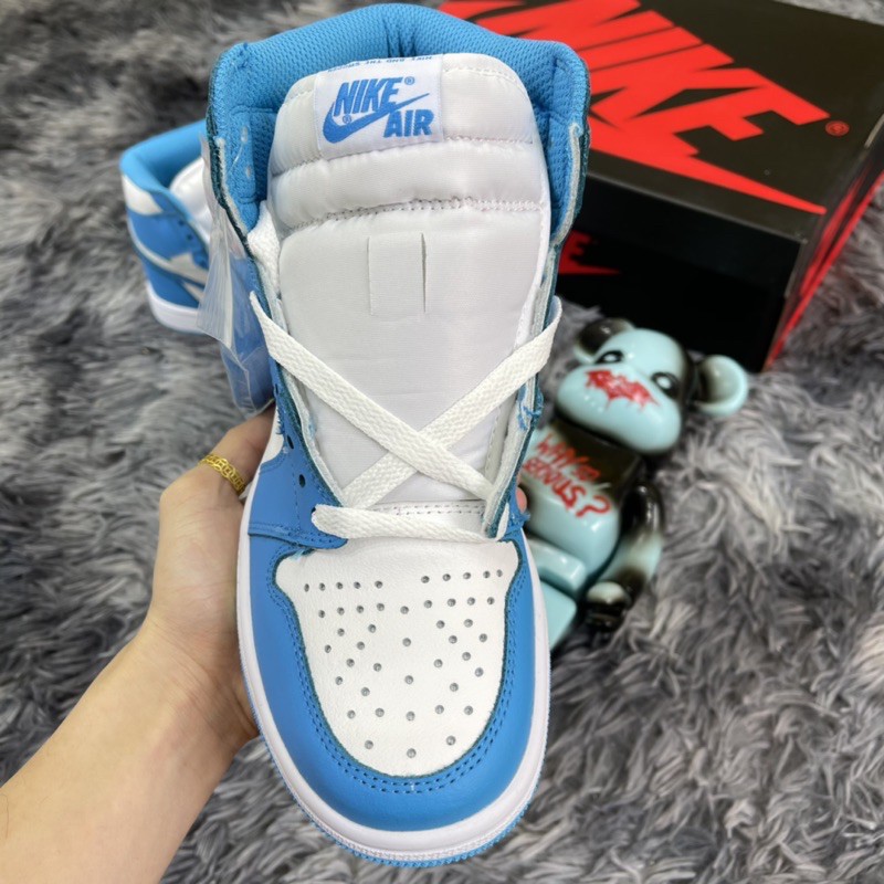 Giầy thể thao mid unc university xanh trắng cao cổ mới HOT (ảnh thật + full size)