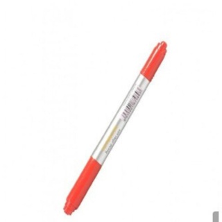 1 cây bút lông dầu hai đầu màu đỏ - Hani Beauty