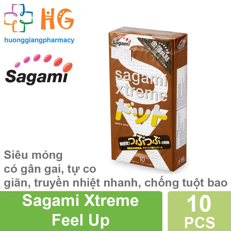 Bao Cao Su Sagami Xtreme Feel Up (Hộp 10 Cái)