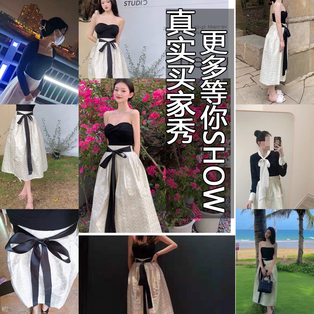 Single / suit vintage autumn and winter schoolgirl temperament long-sleeved blouse high waist slim half skirt two sets of skirt