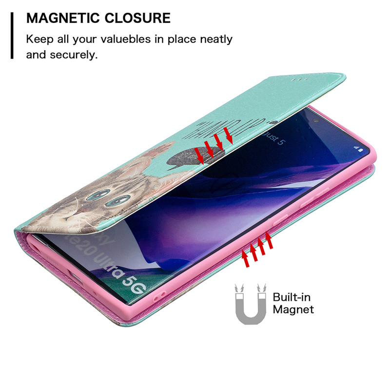 Bao da điện thoại dạng ví lật đựng thẻ có giá đỡ thời trang cho Samsung S20 FE S20 Ultra S20 Lite S20 Plus