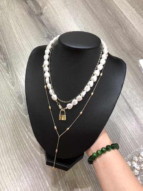 Cổ trưng dây chuyền da giá siu rẻ