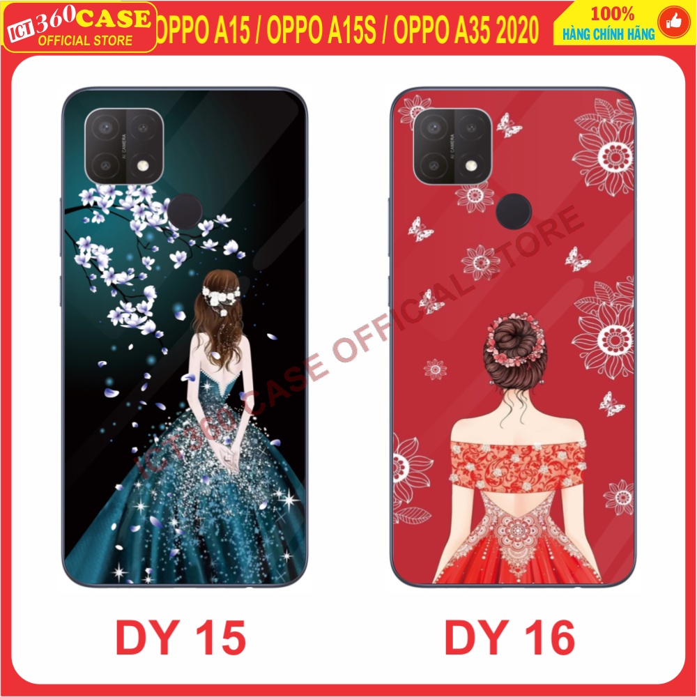 Ốp lưng kính OPPO A15 / OPPO A15S / OPPO A35 2020 - Nhận in ảnh theo yêu cầu