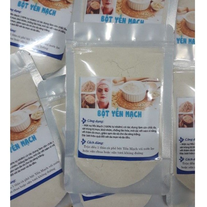 Bột yến mạch xay mịn gói 100g đẹp da, giảm cân