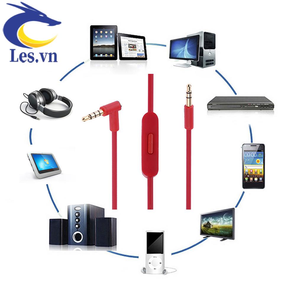 Dây Cáp Âm Thanh Thay Thế Giắc Cắm 3.5mm Chữ L Dành Cho Beats Solo HD Studio Pro