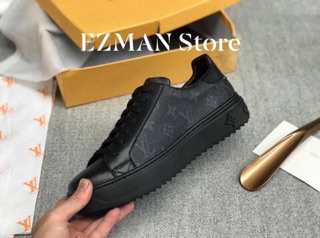 Giầy Nam Sneaker LuiVui in bông hoa ( Tặng lọ lau Giầy)